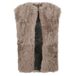 Enes Women Sleeveless Fur Coat